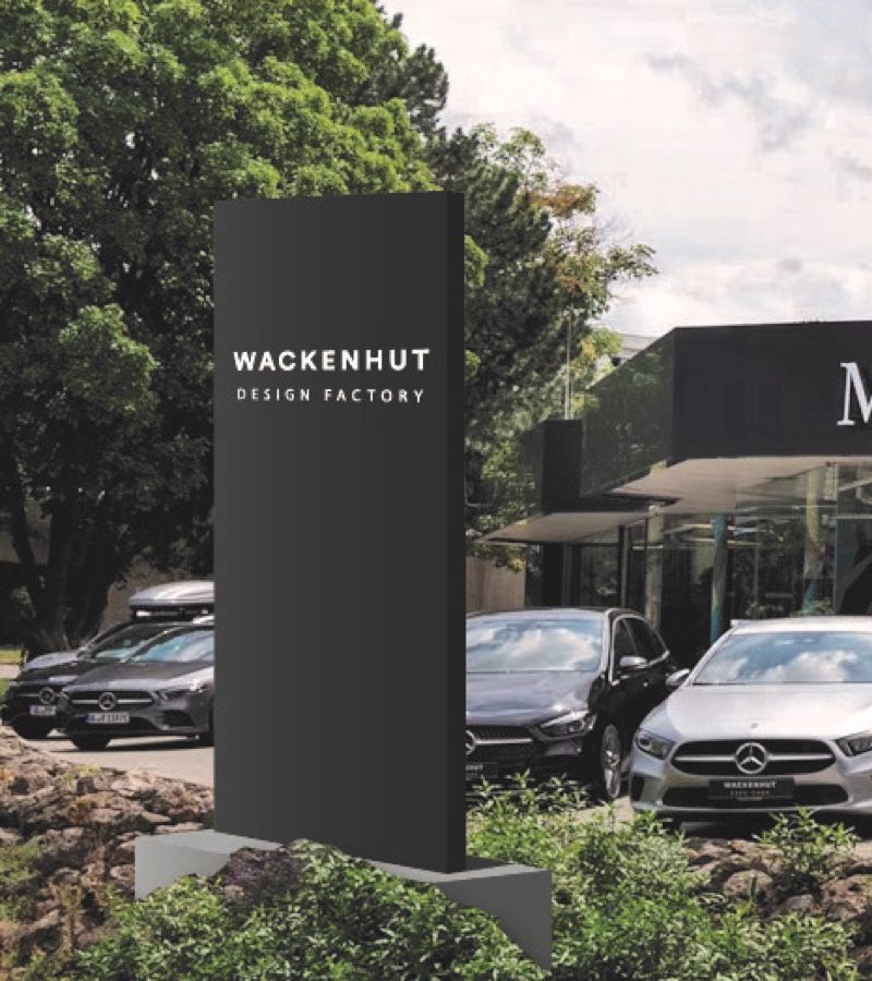 Wackenhut Design Factory Aufsteller