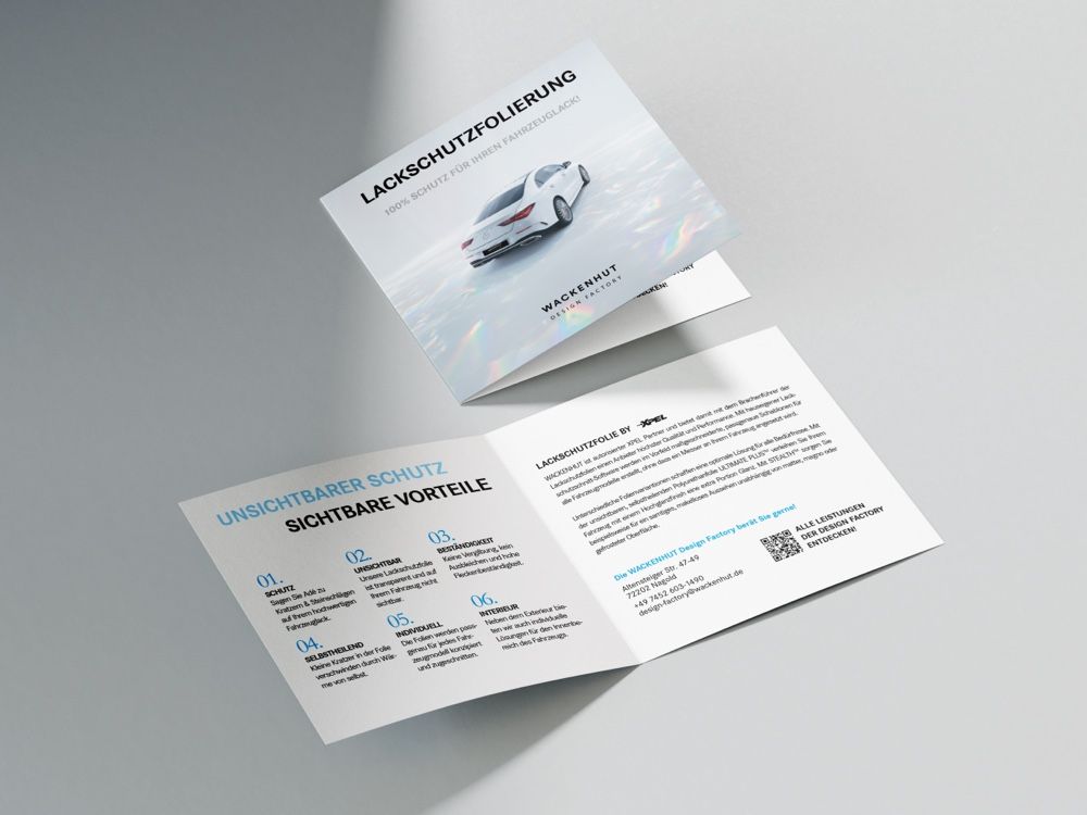 Flyer für Automodell